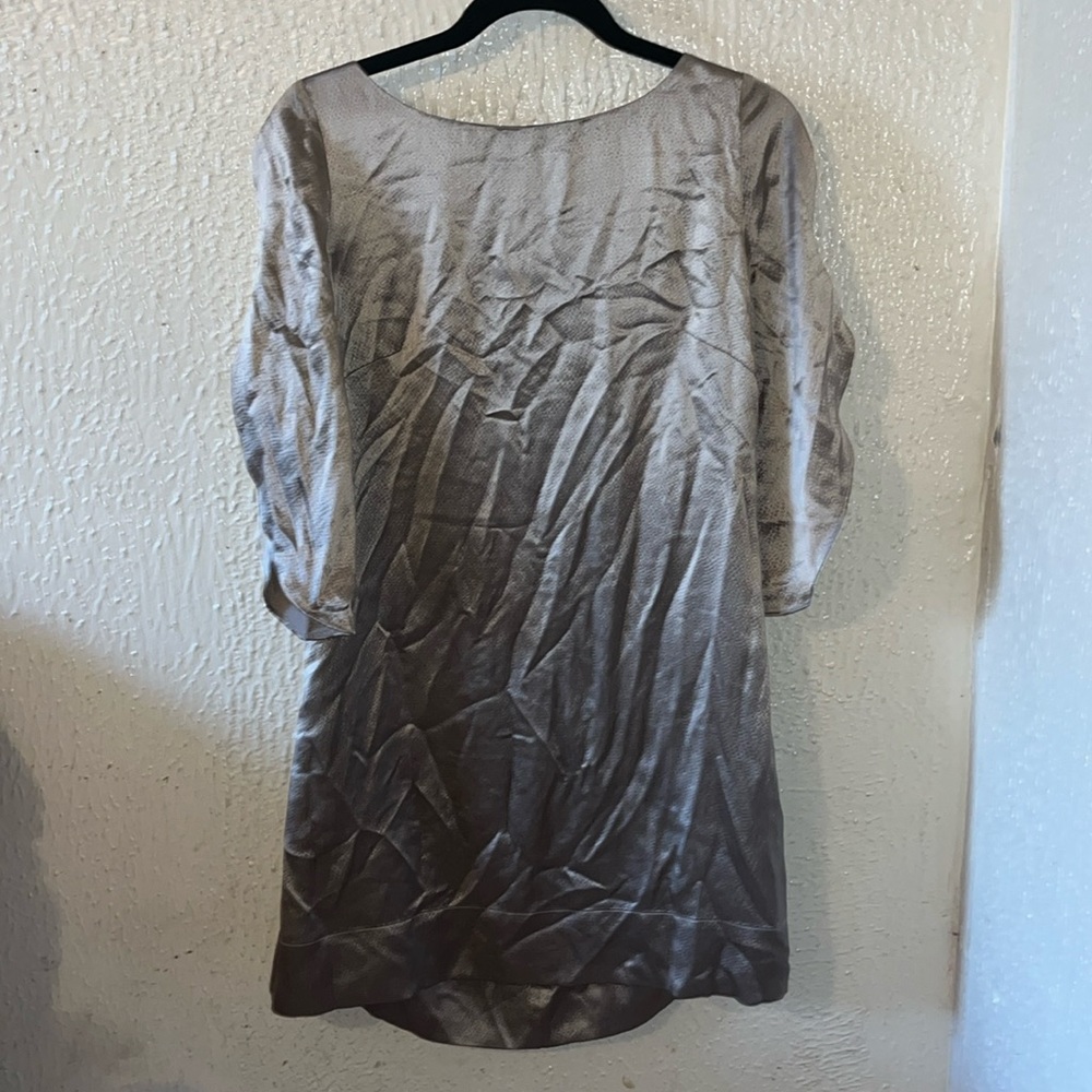 Light Brown Metallic dress